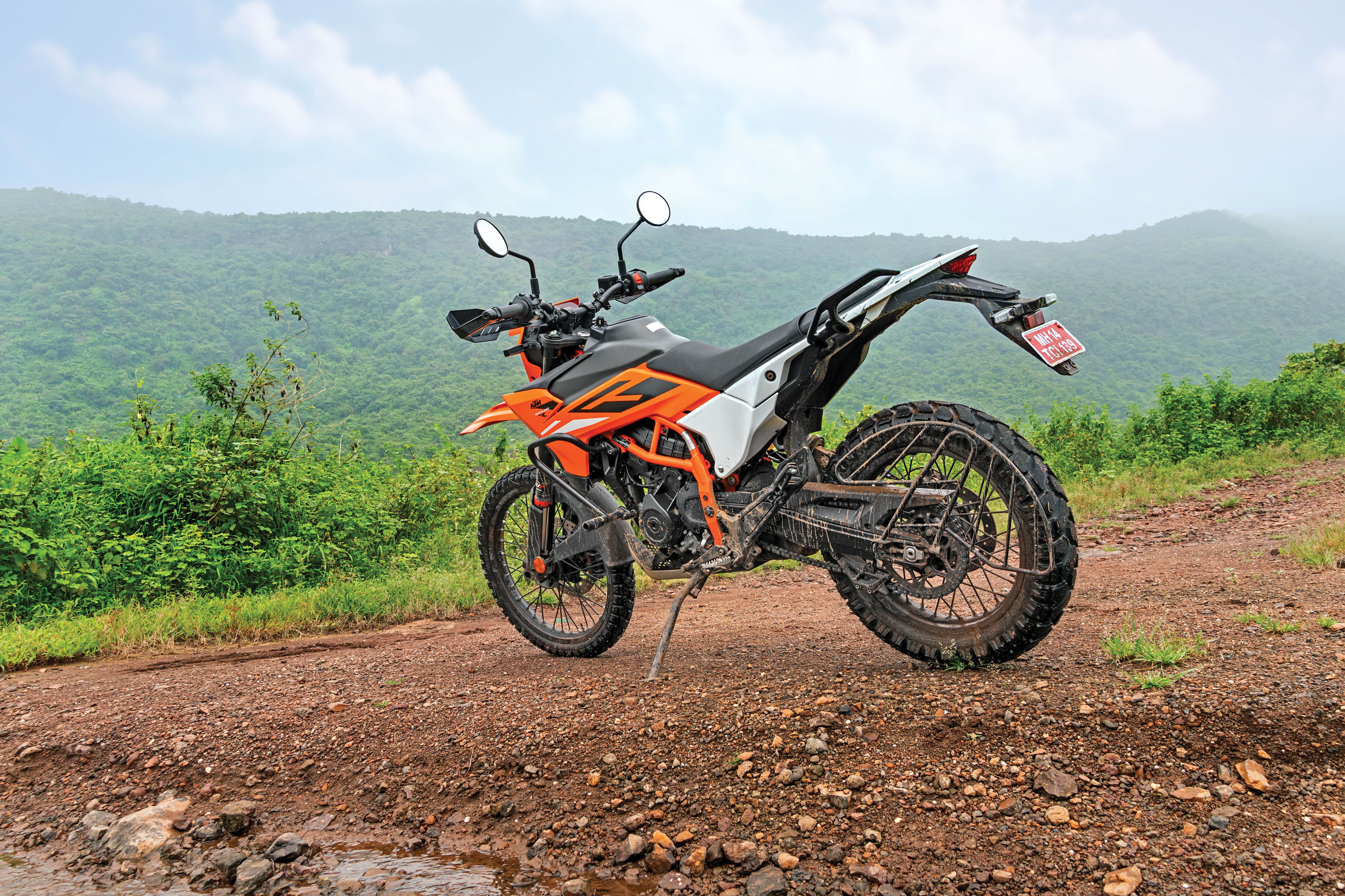 KTM 390 Enduro R global spec left three quarter