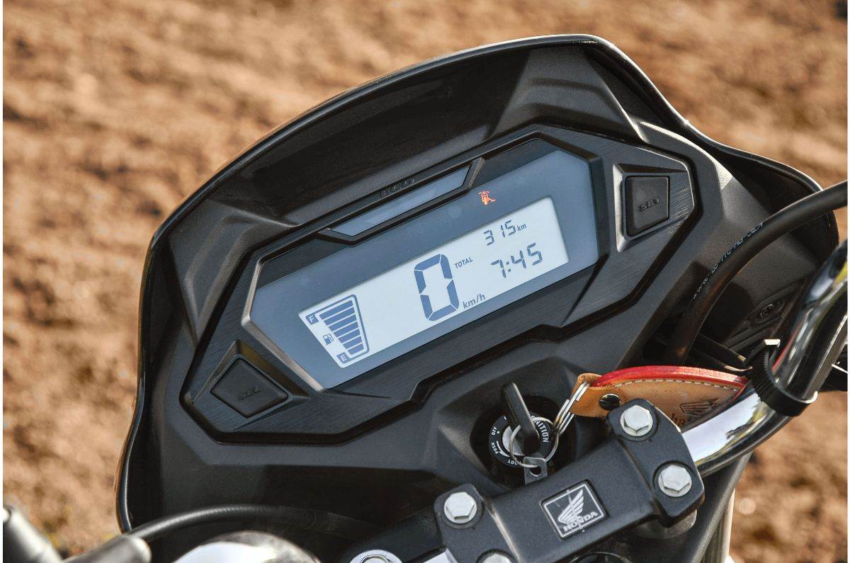 Honda Shine 100 DX LCD dash