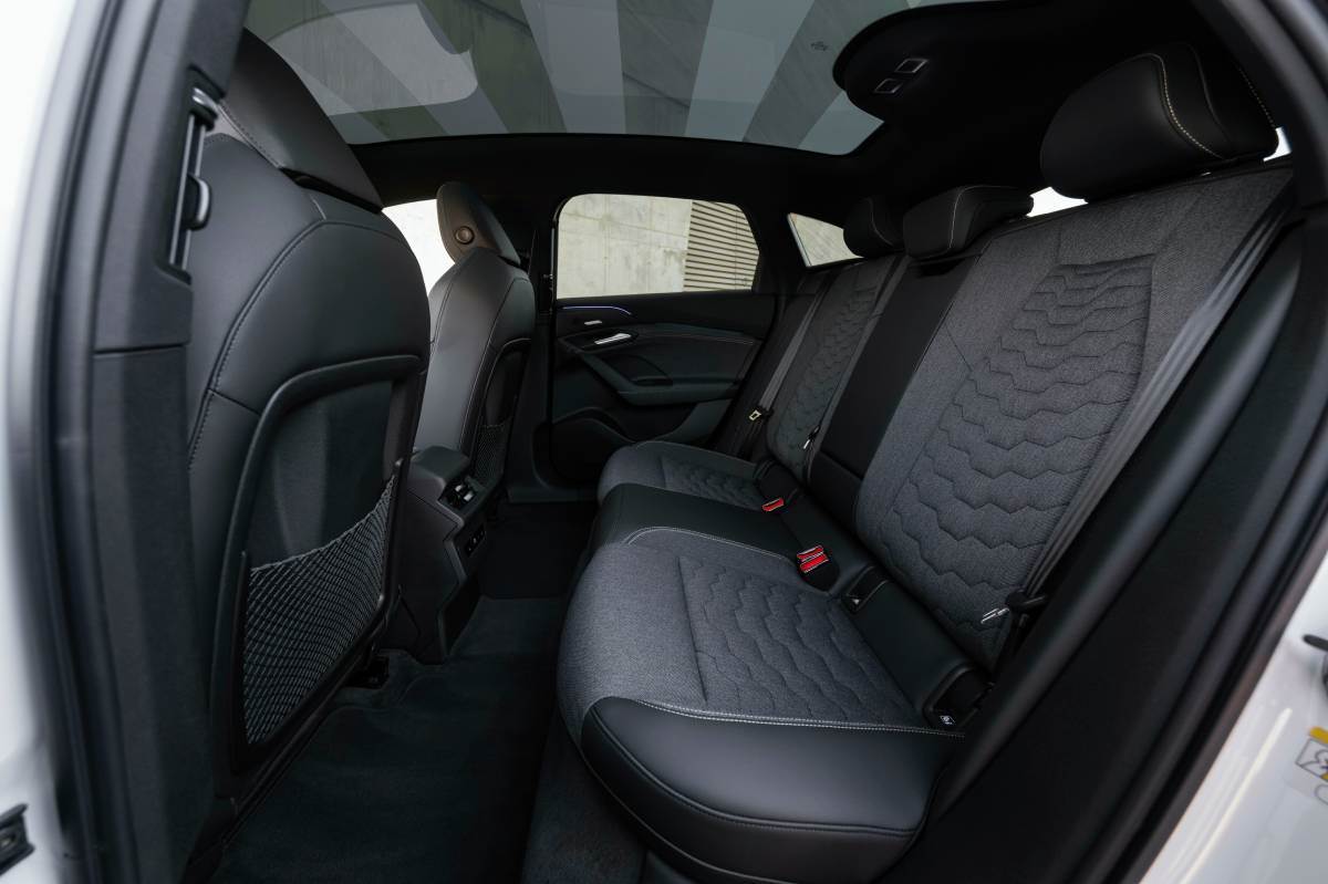 Audi A5 e-tron Sportback rear seats