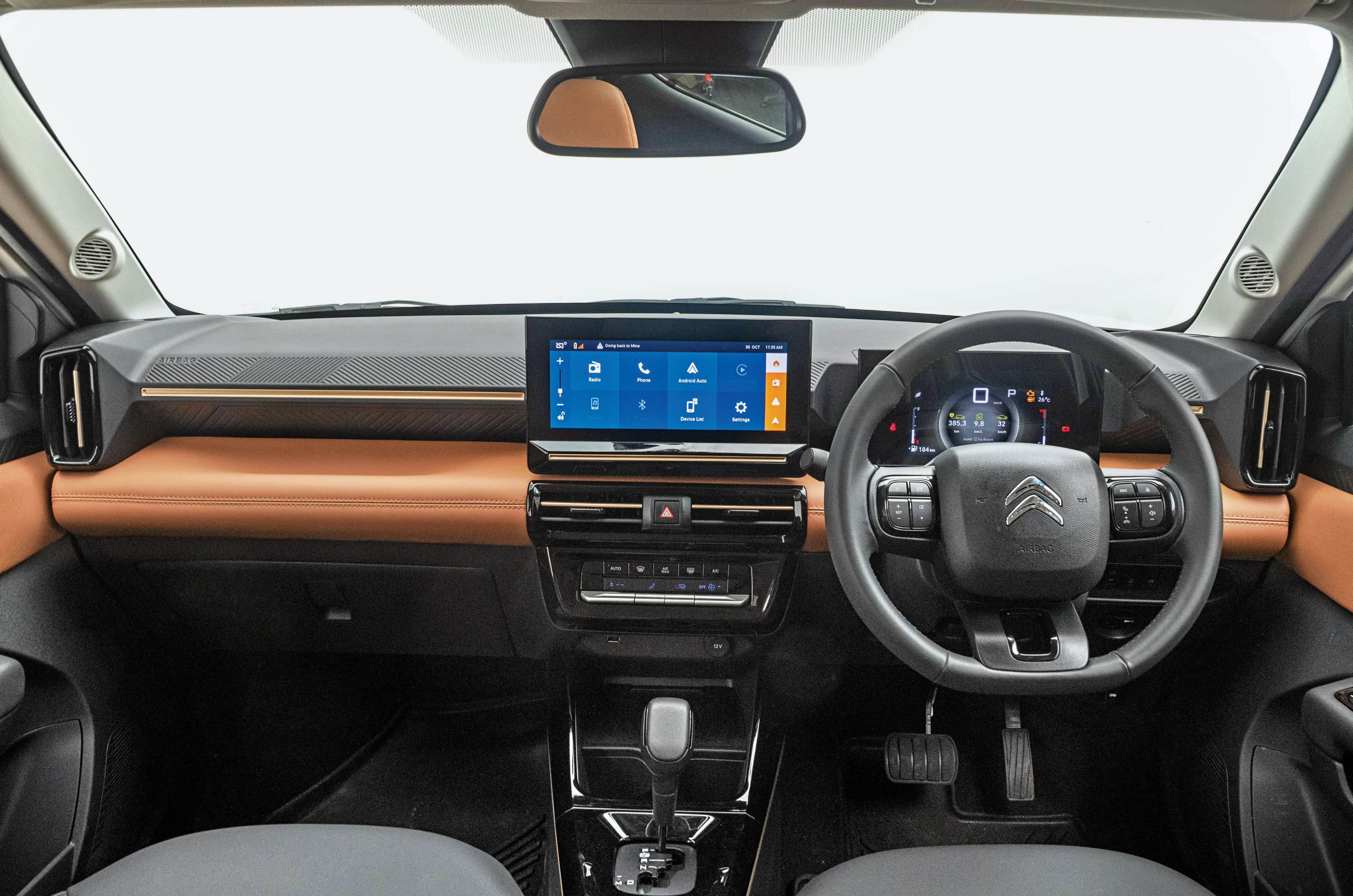 Citroen Basalt X interior and dashboard