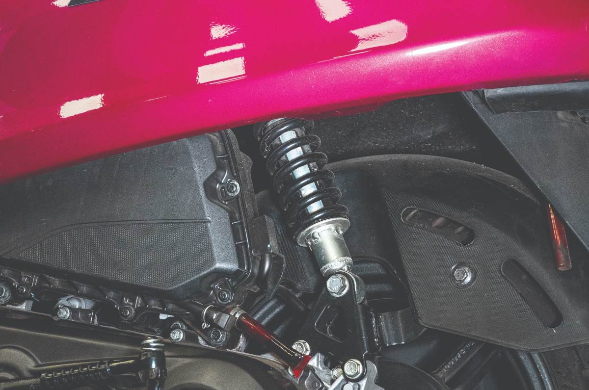 Hero Destini 125 rear suspension