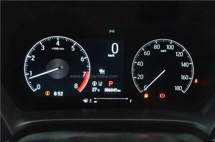 Honda Elevate instrument cluster