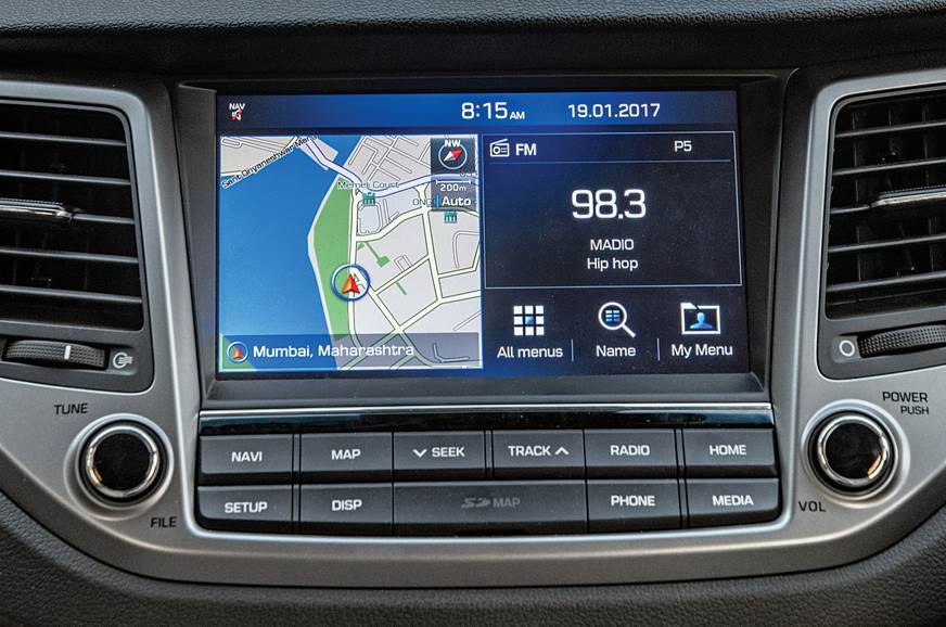 Hyundai Tucson infotainment