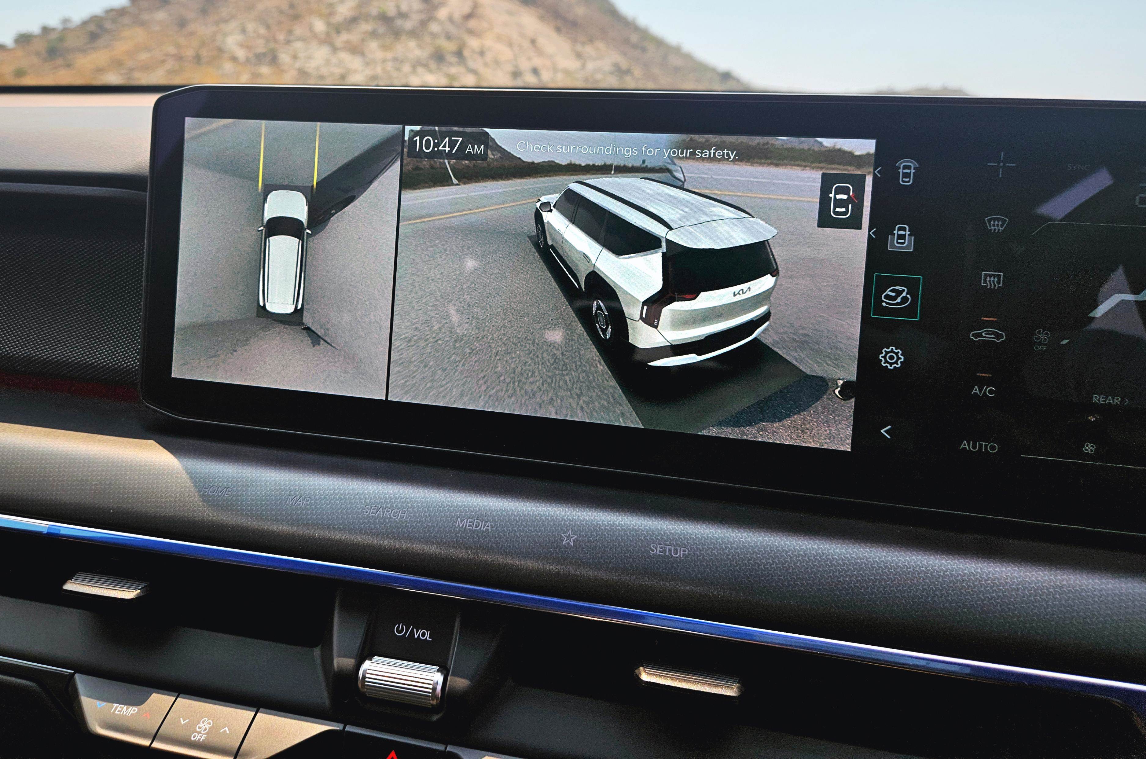 Kia EV9 touchscreen 