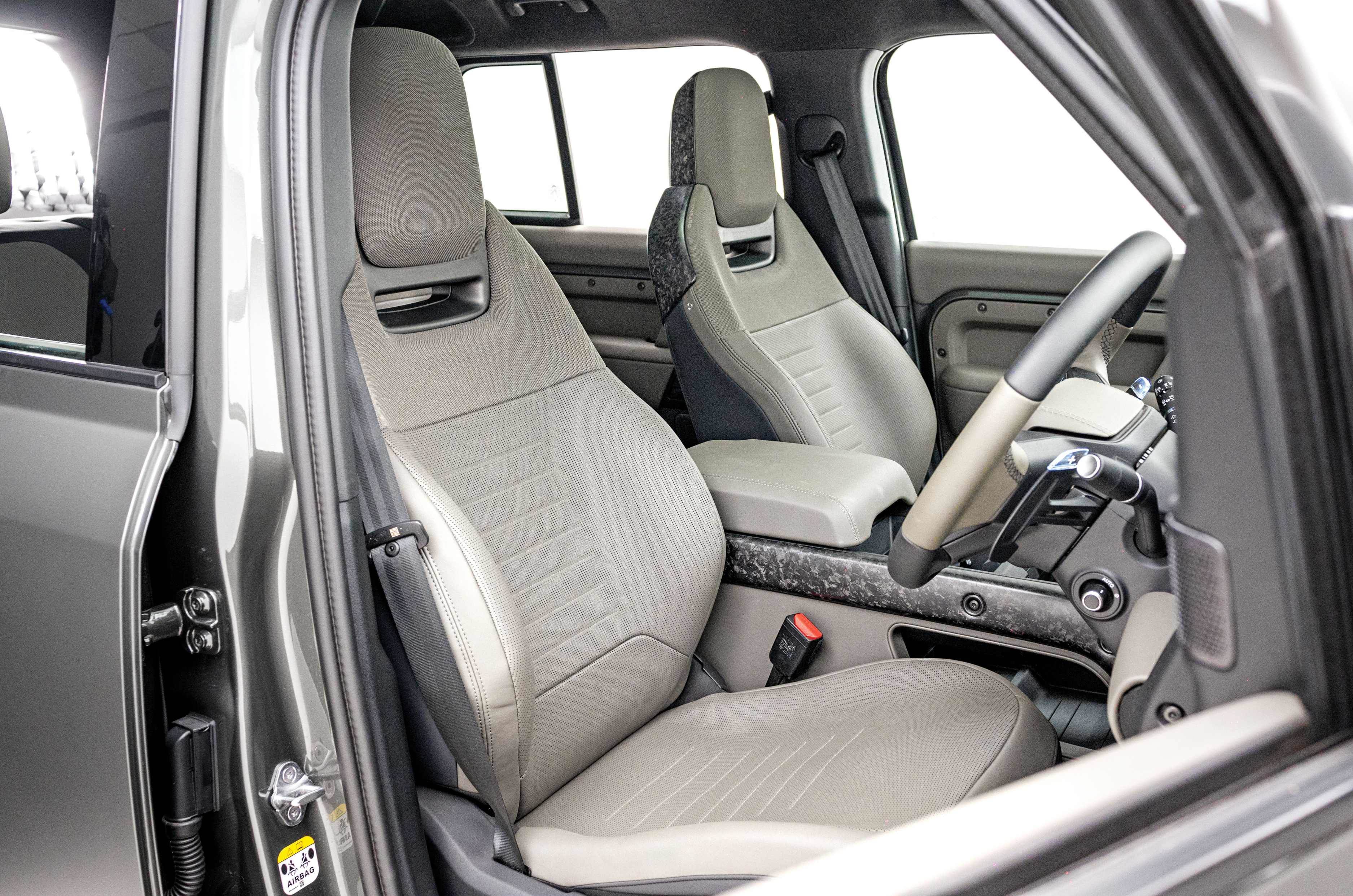 Defender Octa front seats