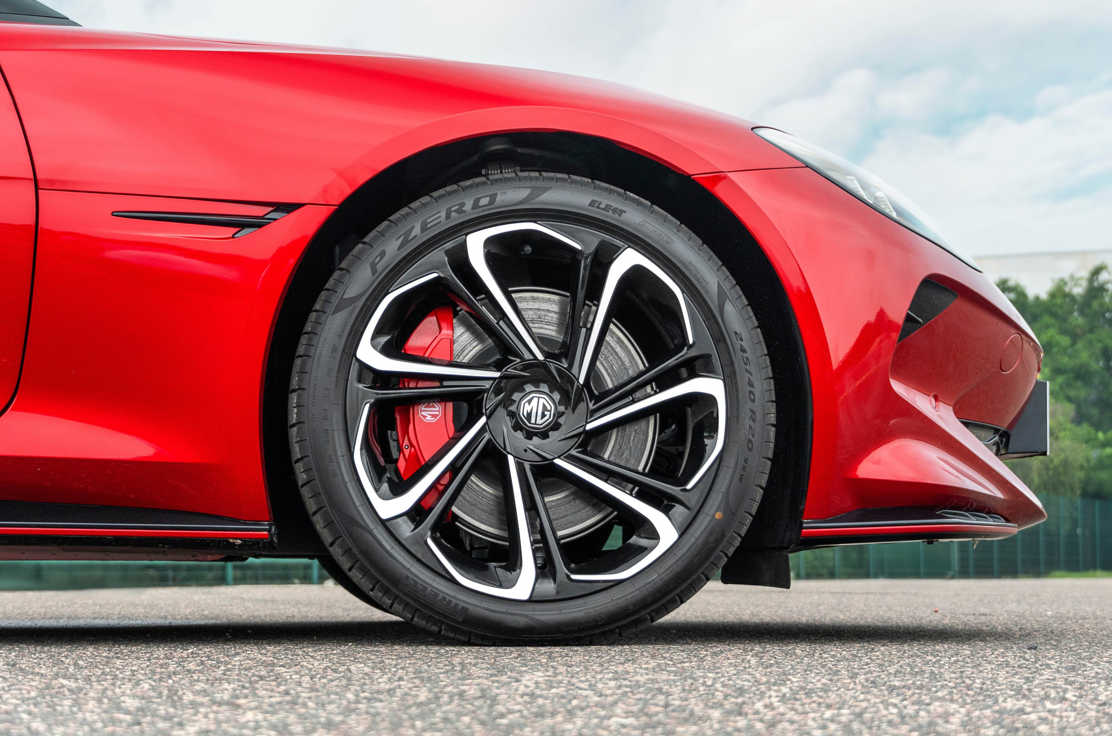 MG cyberster track review autocar india 