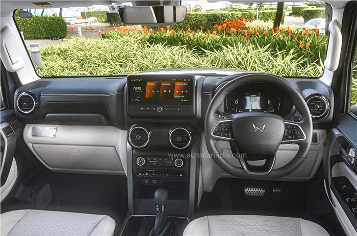 Mahindra Thar Roxx interior