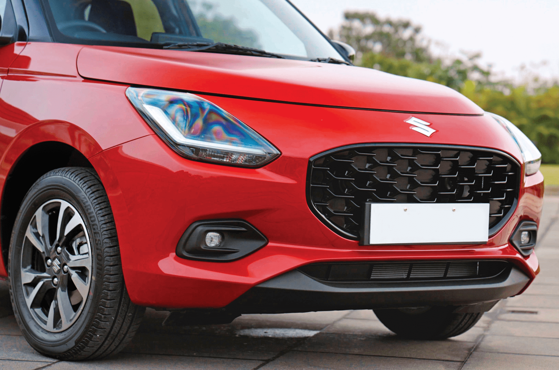 Maruti Swift nose, grille