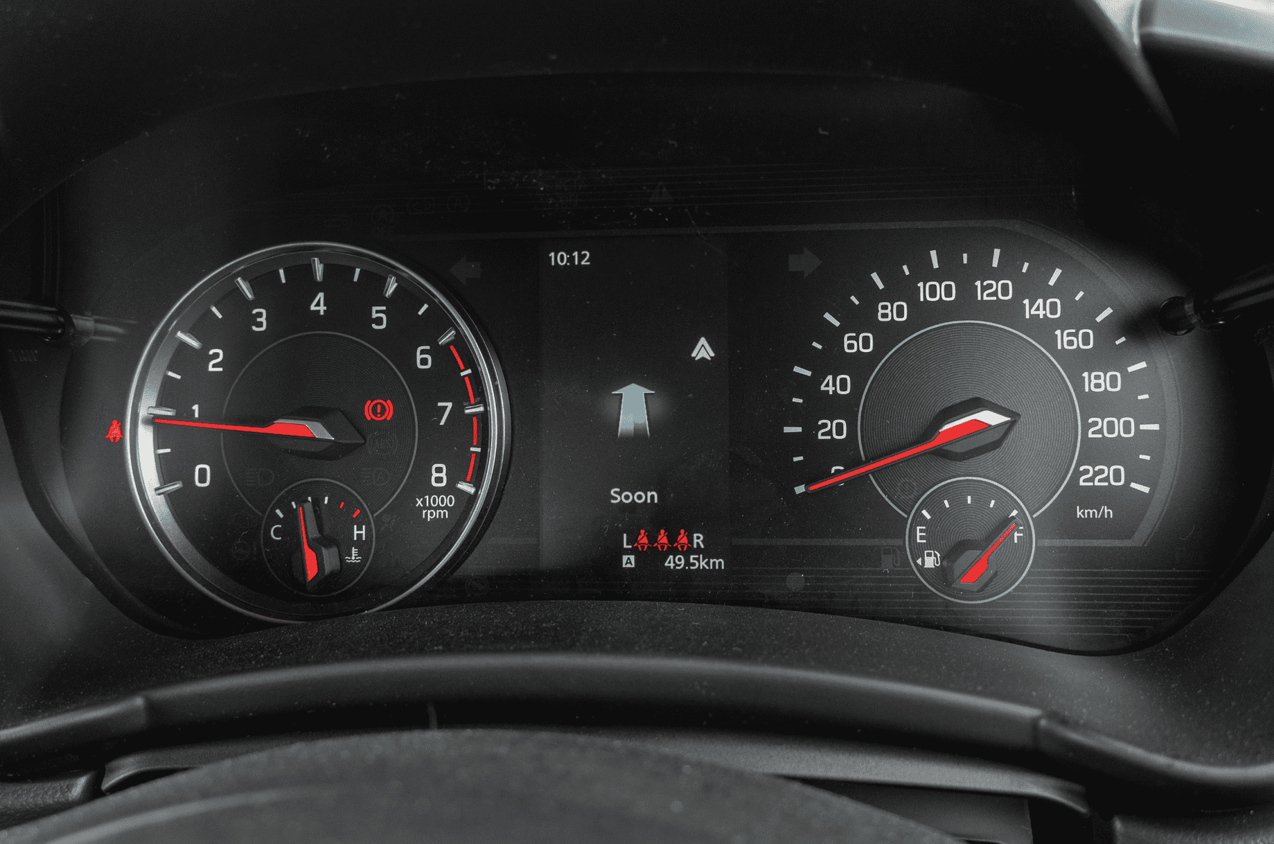 Maruti Swift instrument cluster