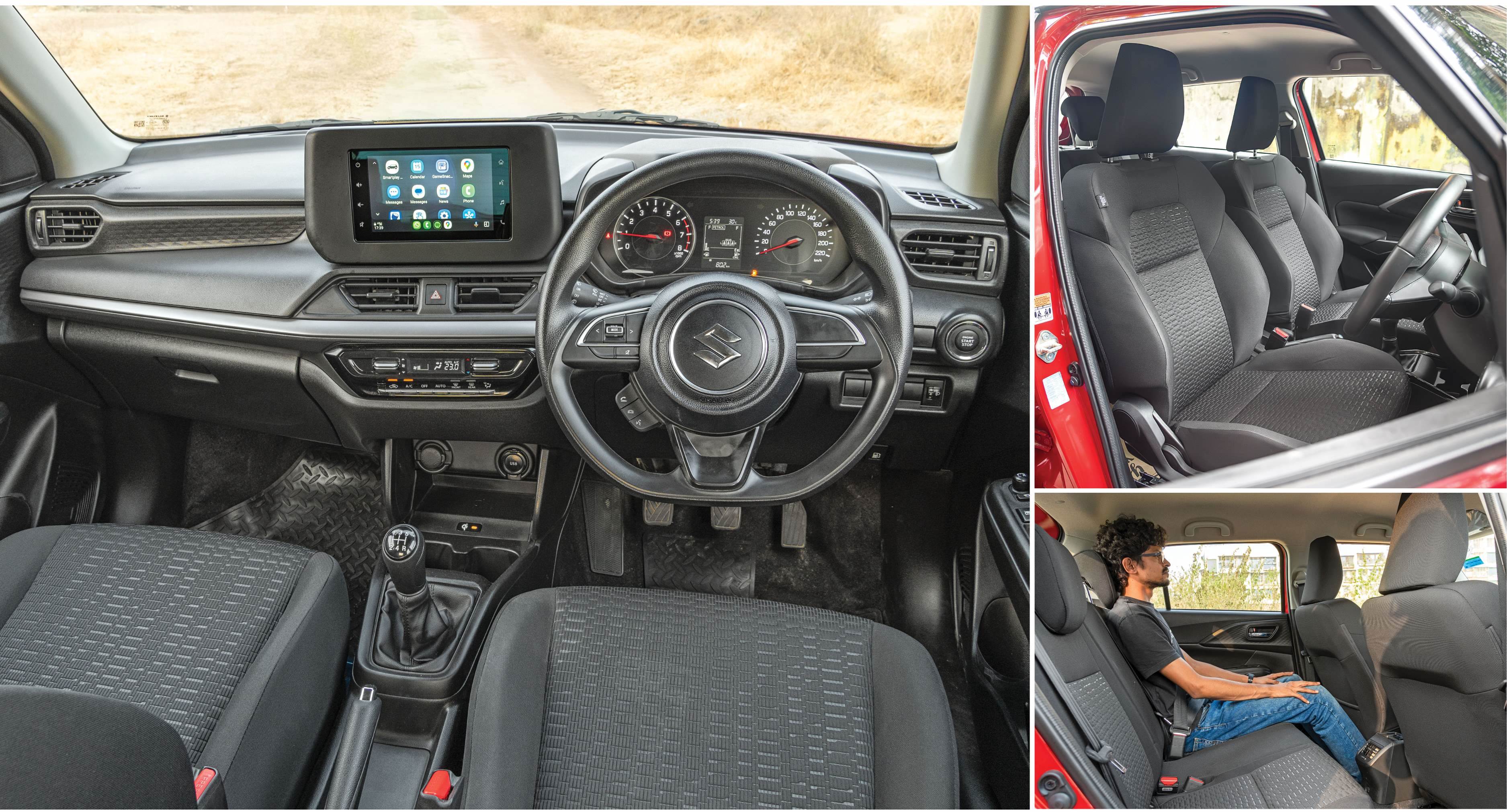 Maruti Swift CNG interior