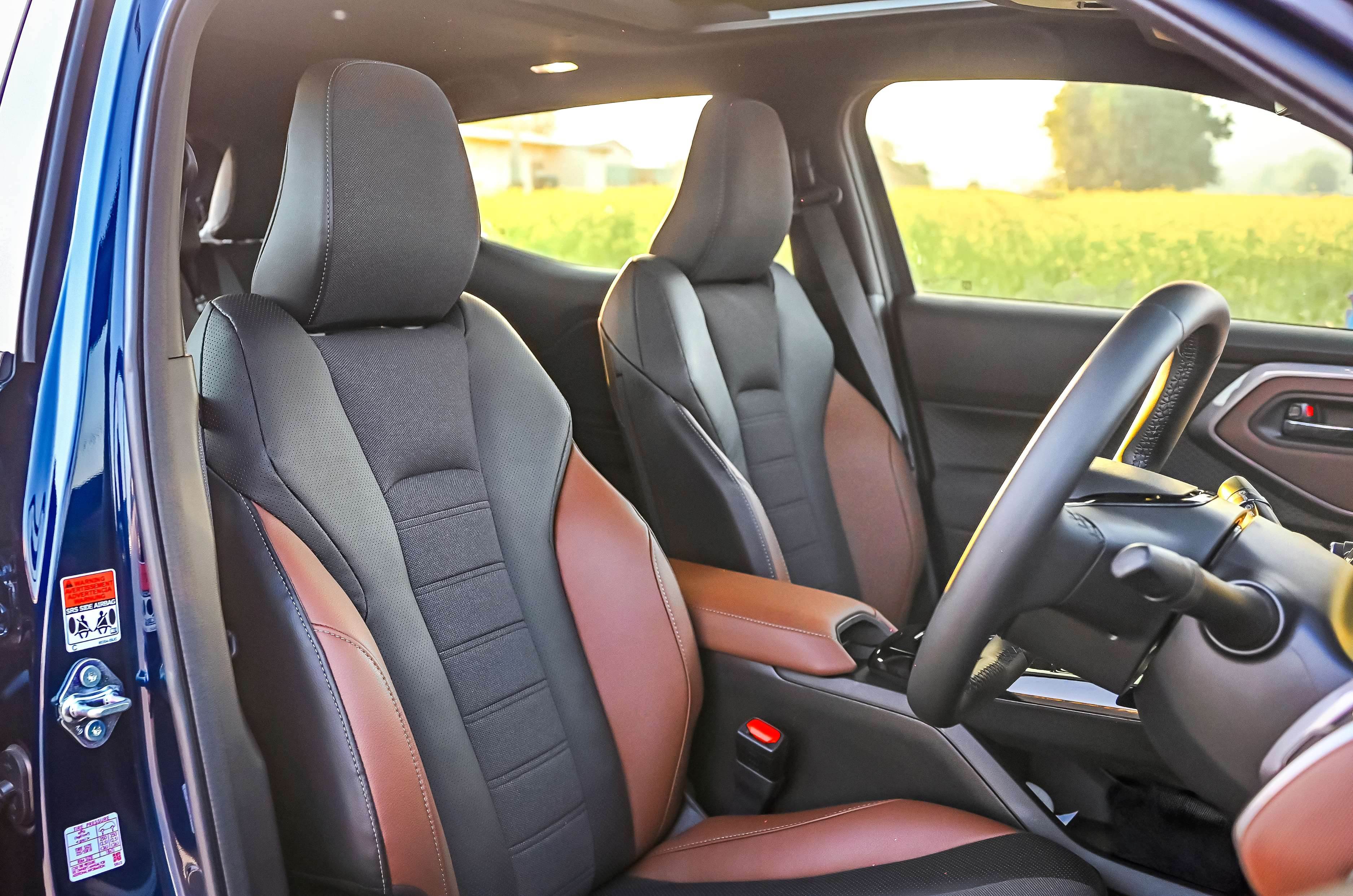 Maruti e Vitara front seats