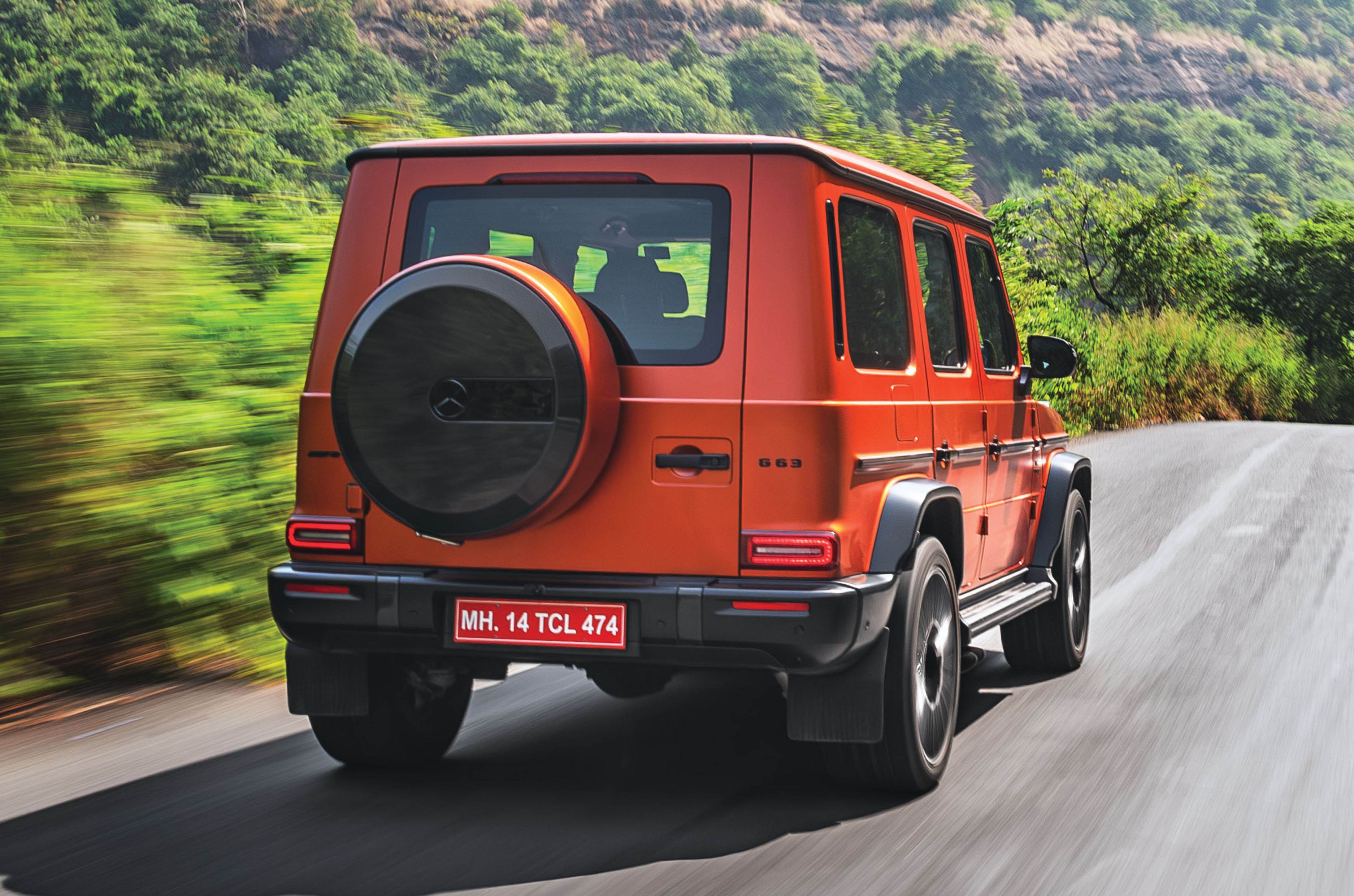 Mercedes AMG G 63 rear tracking