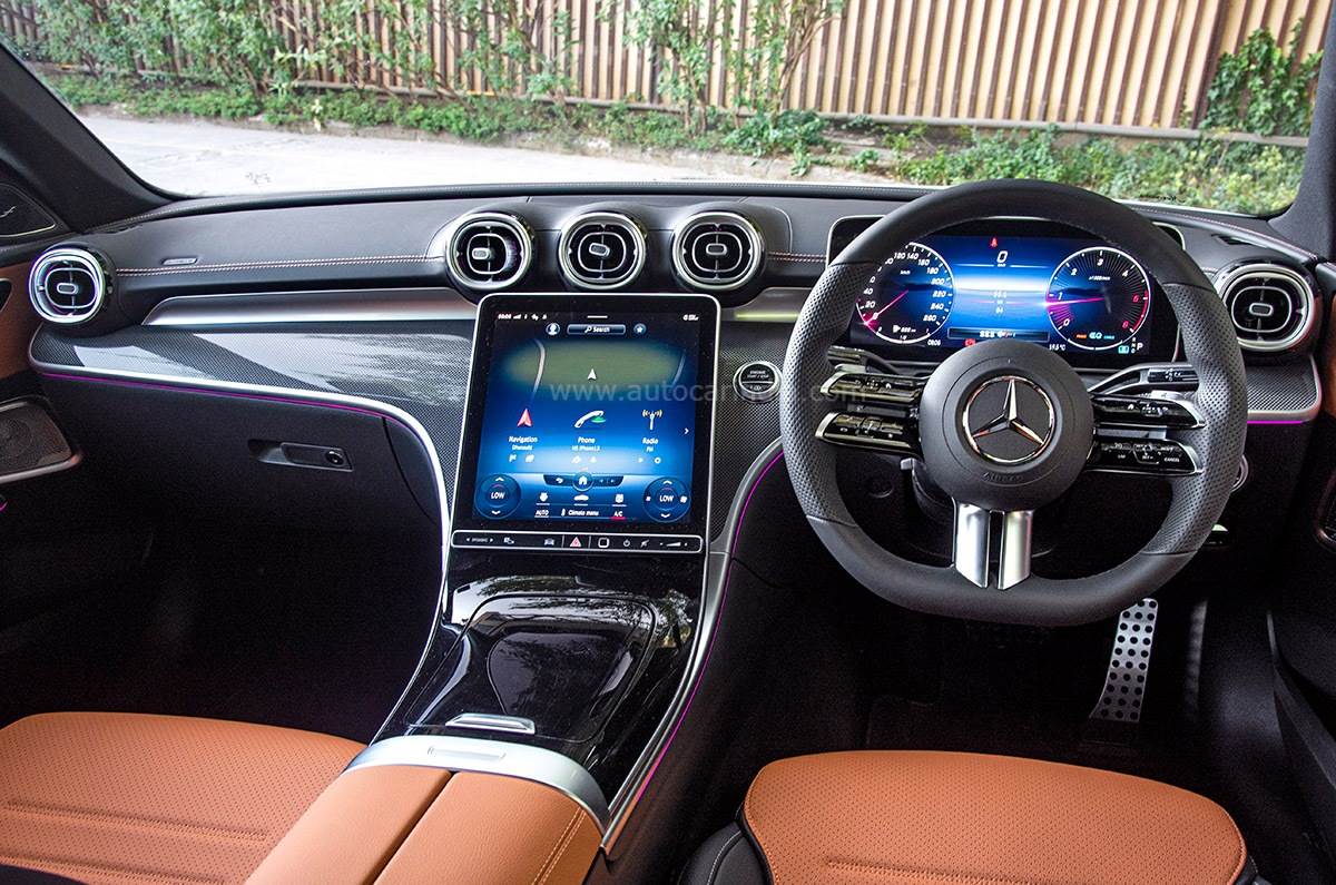 all-new Mercedes C-Class driving REVIEW W206 2022 