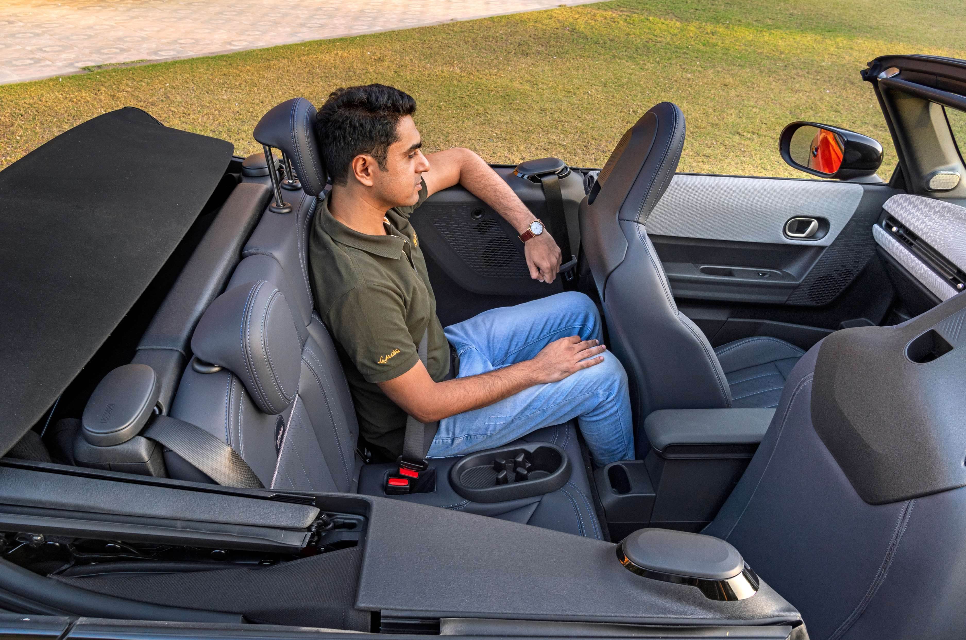 Mini Convertible rear seats