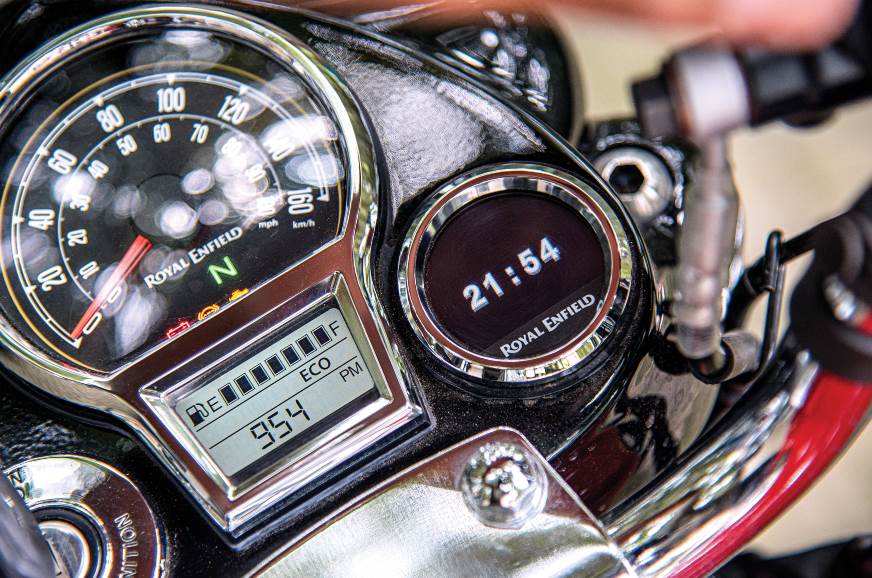 royal enfield classic 500 fuel reserve indicator