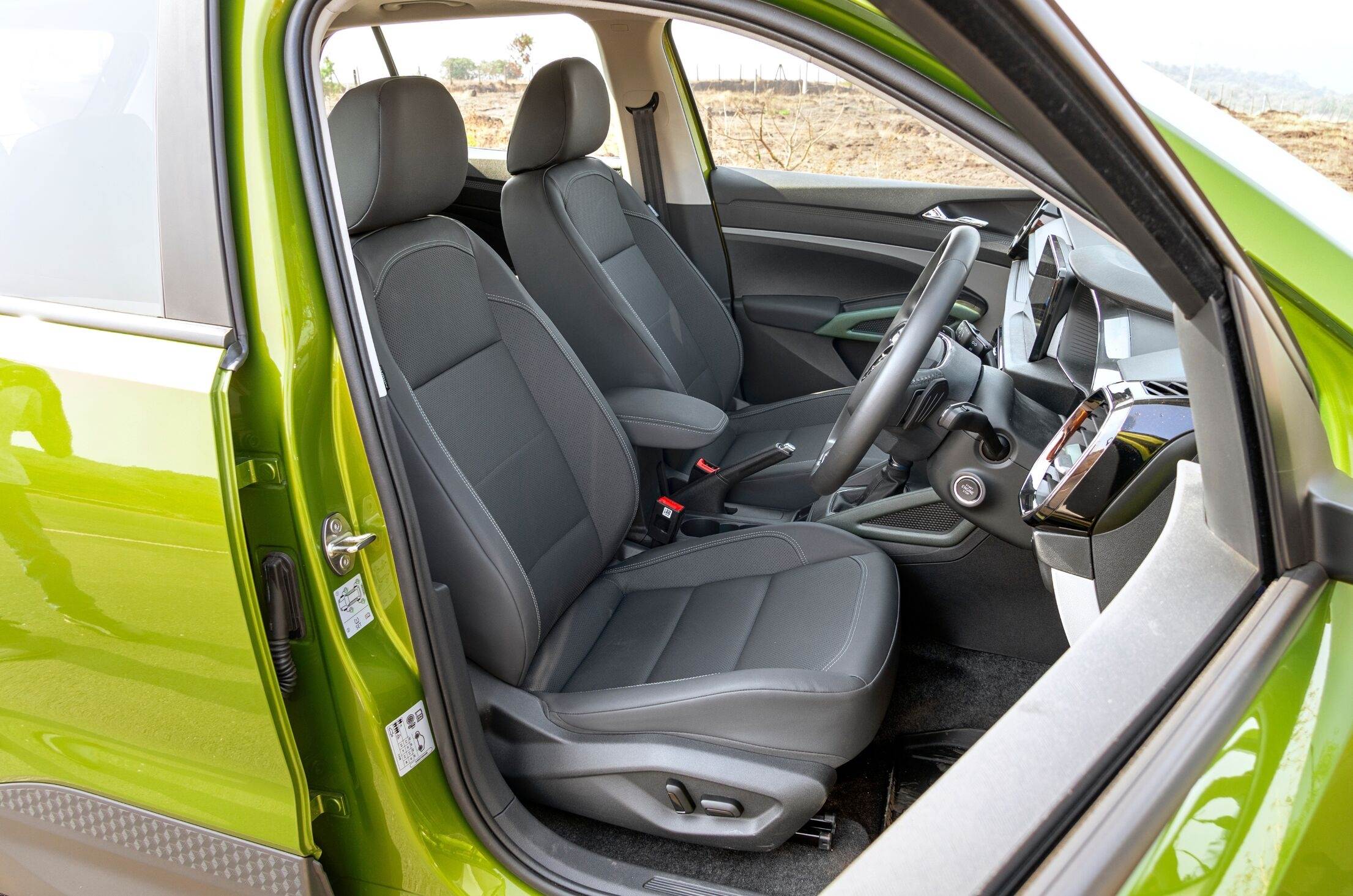 Skoda Kylaq front seat