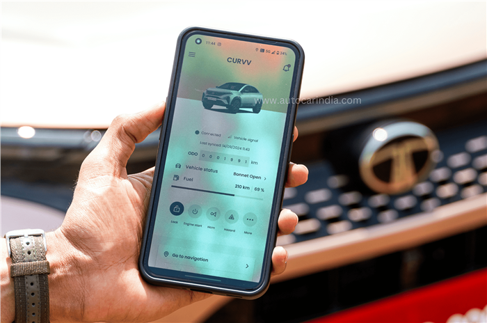 Tata Curvv iRA connected car tech