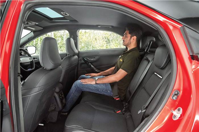 Tata Nexon rear seat