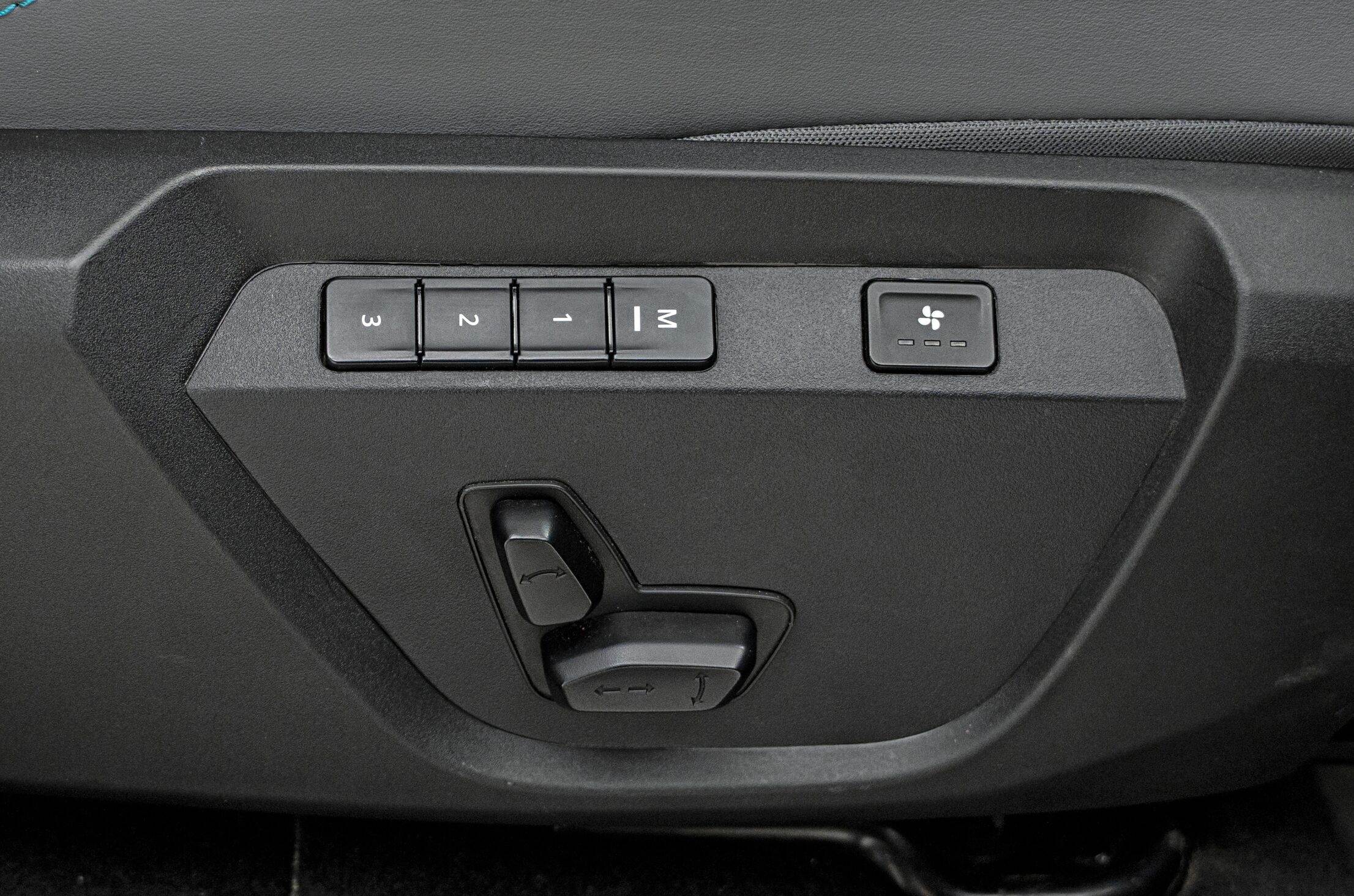 Tata Harrier EV front seat ventilation and adjust
