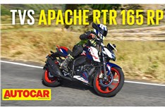 TVS Apache RTR 165 RP video review