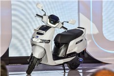 TVS iQube electric scooter image gallery