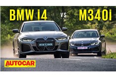 2022 BMW i4 vs M340i comparison video