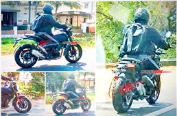 Royal Enfield 450cc roadster spied testing, appears produ...