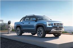 BYD Shark pickup truck unveiled with 435hp PHEV powertrain