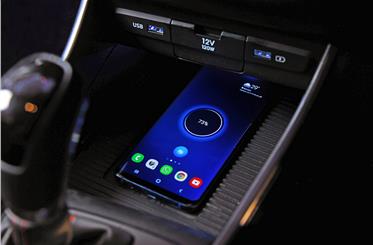 On higher variants, Hyundai offers a wireless phone charger