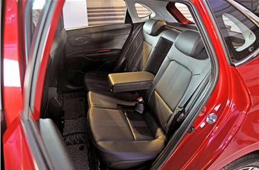 Rear seat legroom is a beneficiary of the new i20’s longer wheelbase.