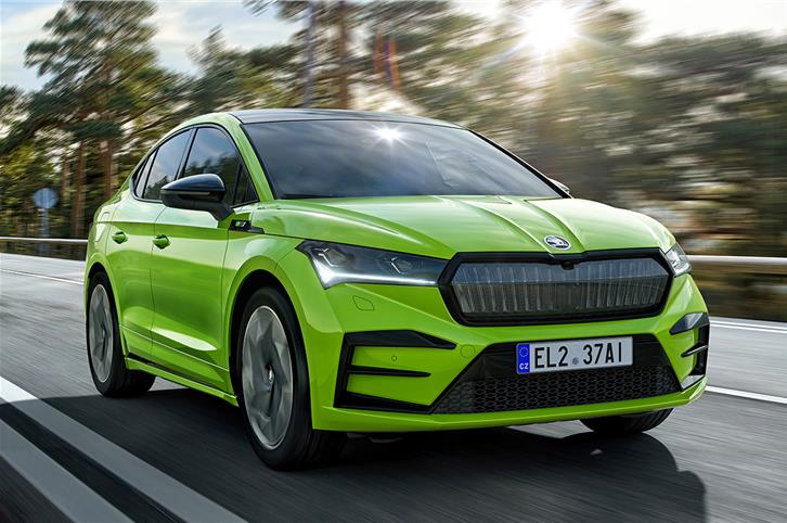 Skoda Enyaq Coupe RS iV review, drive: price, features, performance details  - Introduction