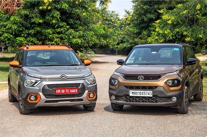 Citroen C3 vs Tata Punch comparison: ground clearance, boot space