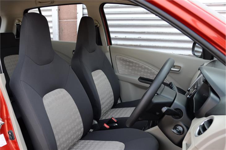 The Celerio features a roomy dual tone interior.