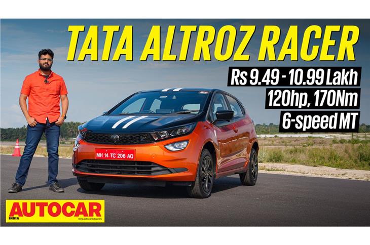 Tata Altroz Racer walkaround video