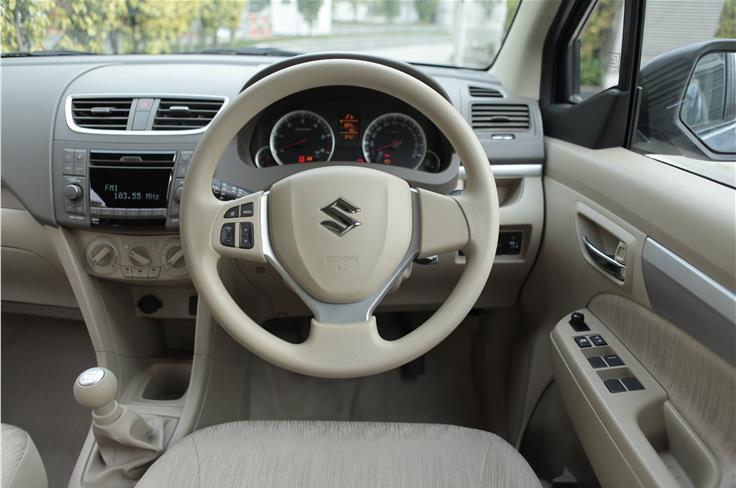 Dashboard quality is as good as the newly-launched Dzire. 