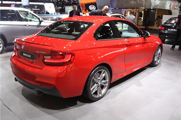 The new BMW 2-series was also showcased at the Detroit show. 