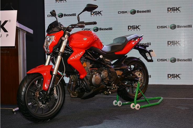 The Benelli TNT 300 - launched at Rs 2.83 lakh (ex-showroom, Delhi).