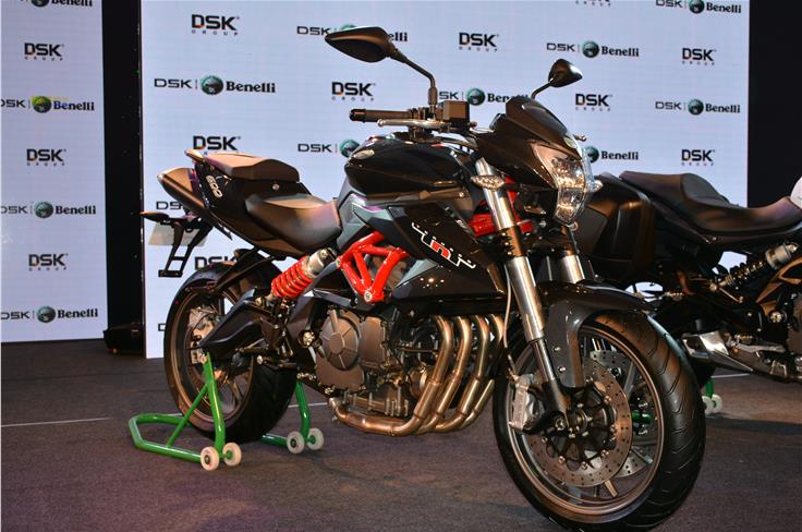 The Benelli TNT 600i - launched at Rs 5.15 lakh (ex-showroom, Delhi).