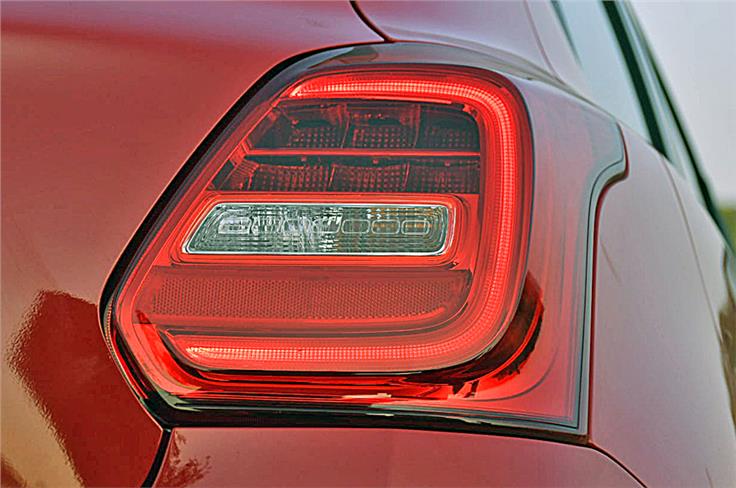 LED element on tail lights standard across the range. 