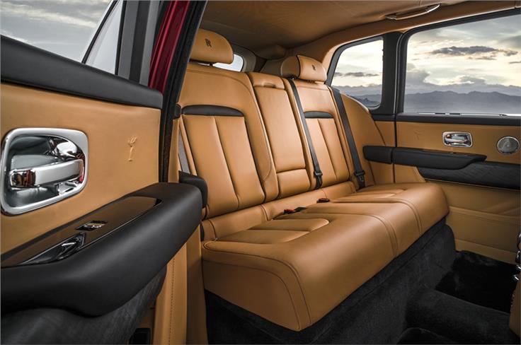 In standard form, the Cullinan will be available as a five-seater.