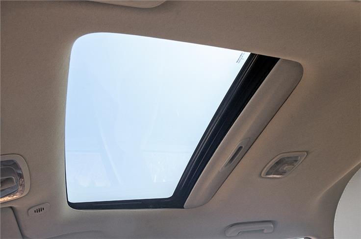 The XUV300 and EcoSport are the only compact SUVs that get a sunroof.