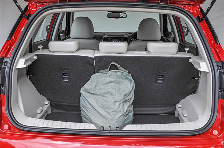 257-litre boot isn't as spacious as its competitors.