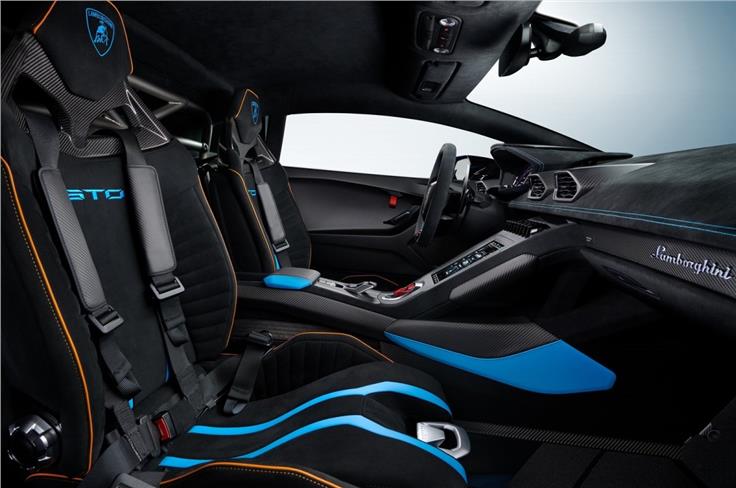 The cabin also gets carbon-backed sports seats, carbon door panels and carbon-weaved floor mats.