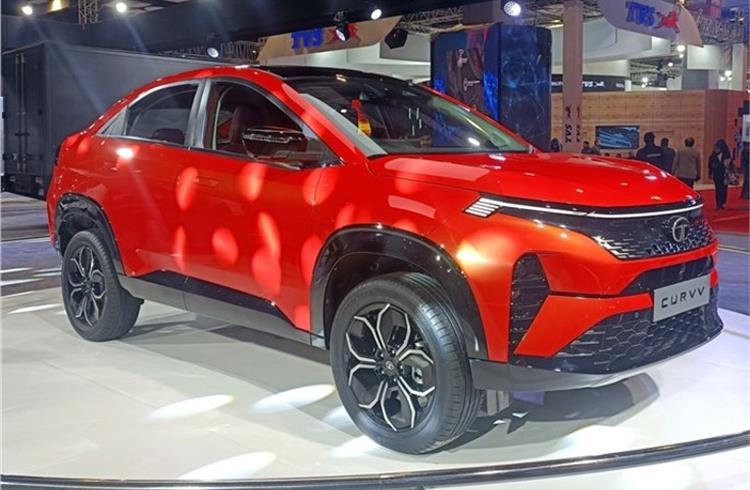 Tata Curvv unveiled at Bharat Mobility Global Expo 2024 ahead of launch