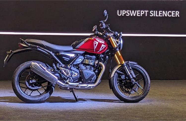 Triumph launches Speed 400 at Rs 2.23 lakh for the first 10,000 ...