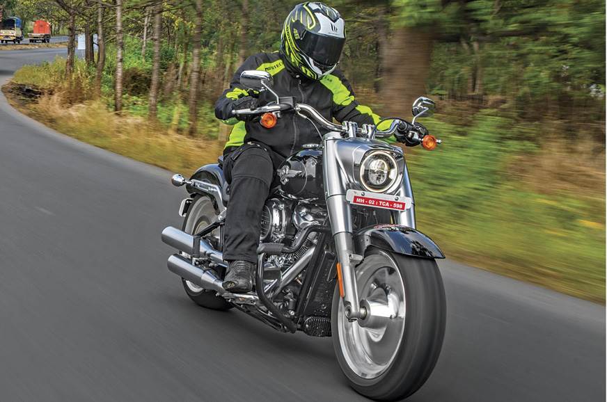 2019 Harley  Davidson  Fat  Boy  review test  ride  Autocar India