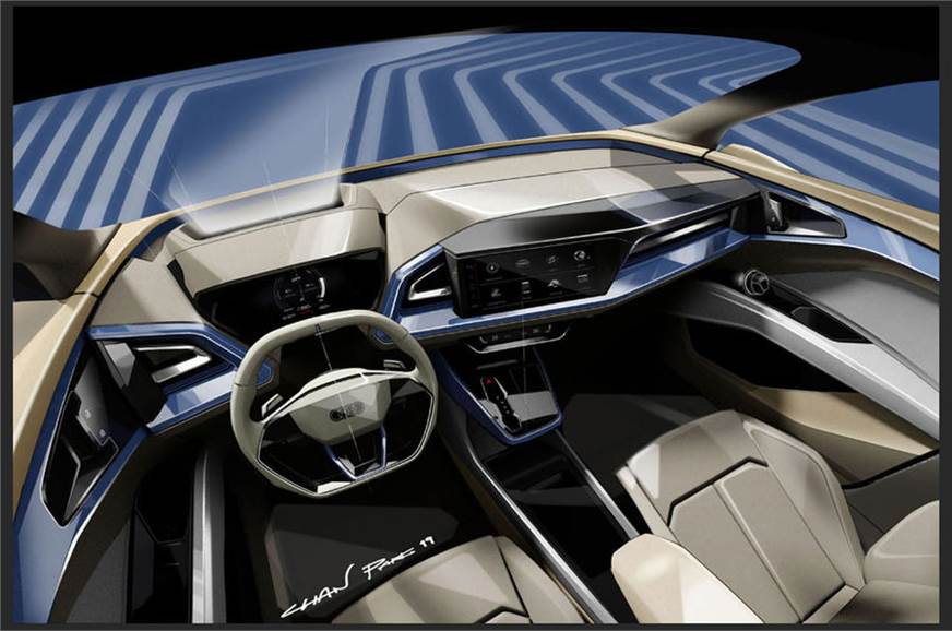 Audi Q4 E Tron Concept Previewed Autocar India