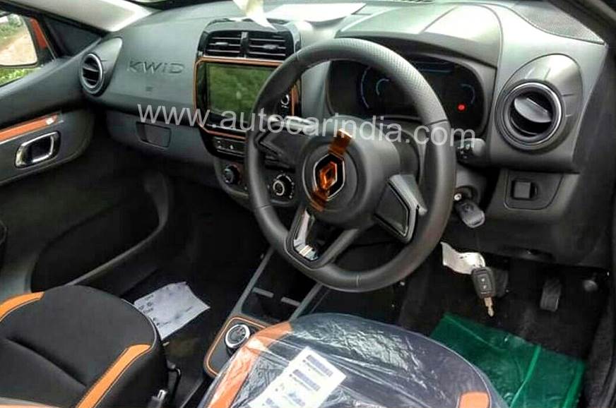 New Renault Kwid Facelift Images Reveal Interior Details