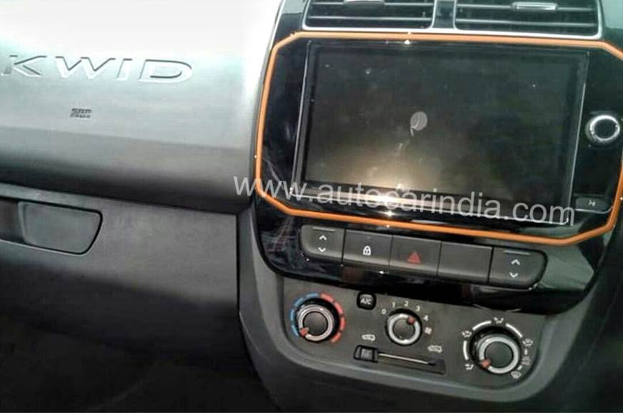New Renault Kwid Facelift Images Reveal Interior Details