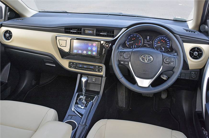 2017 Toyota Corolla Altis Facelift Images Interior Details